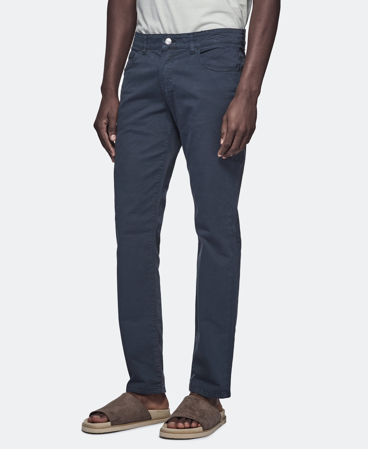 Femficksbyxor i gabardin