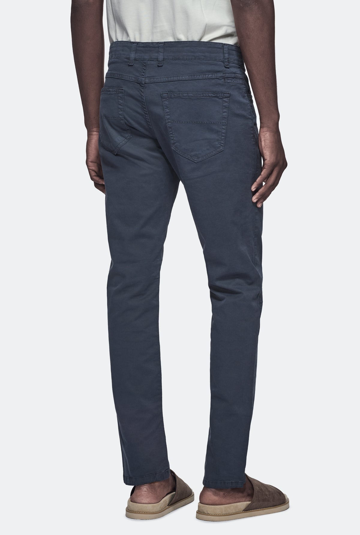 Femficksbyxor i gabardin