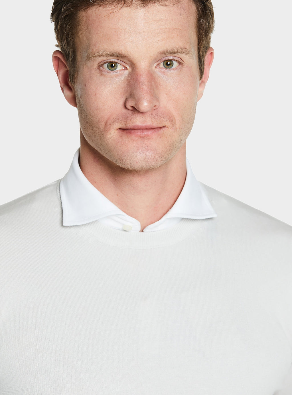 Rundhalsad bomullströja