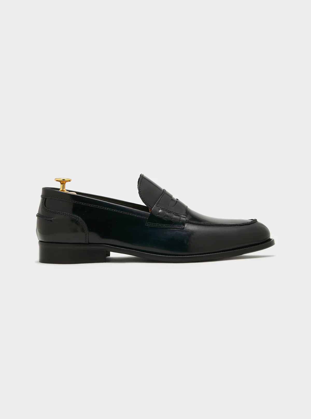 Penny Loafers i Italienskt Läder – Svart