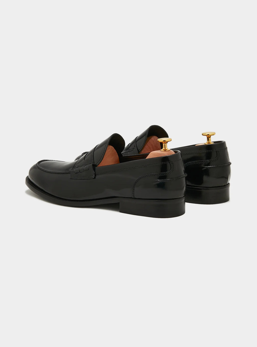 Penny Loafers i Italienskt Läder – Svart
