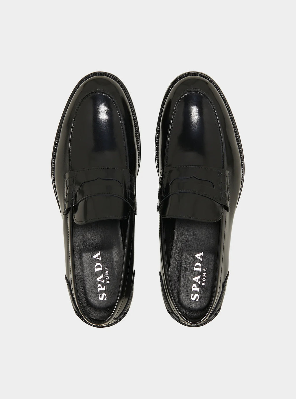 Penny Loafers i Italienskt Läder – Svart