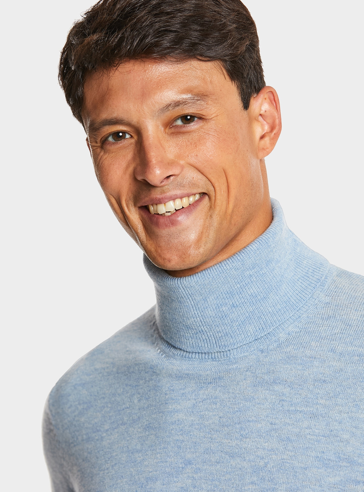 Polotröja i ull och cashmere