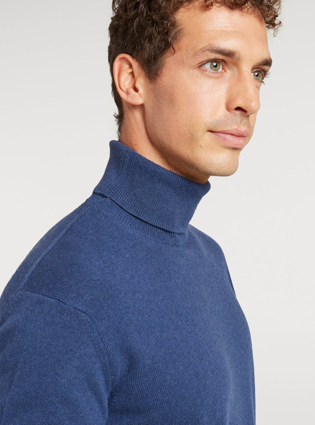 Polotröja i ull och cashmere