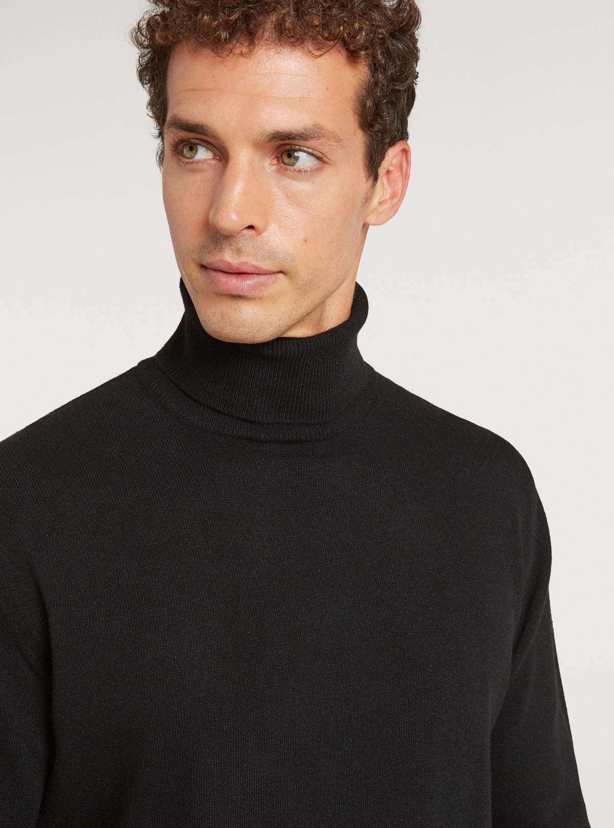 Polotröja i ull och cashmere