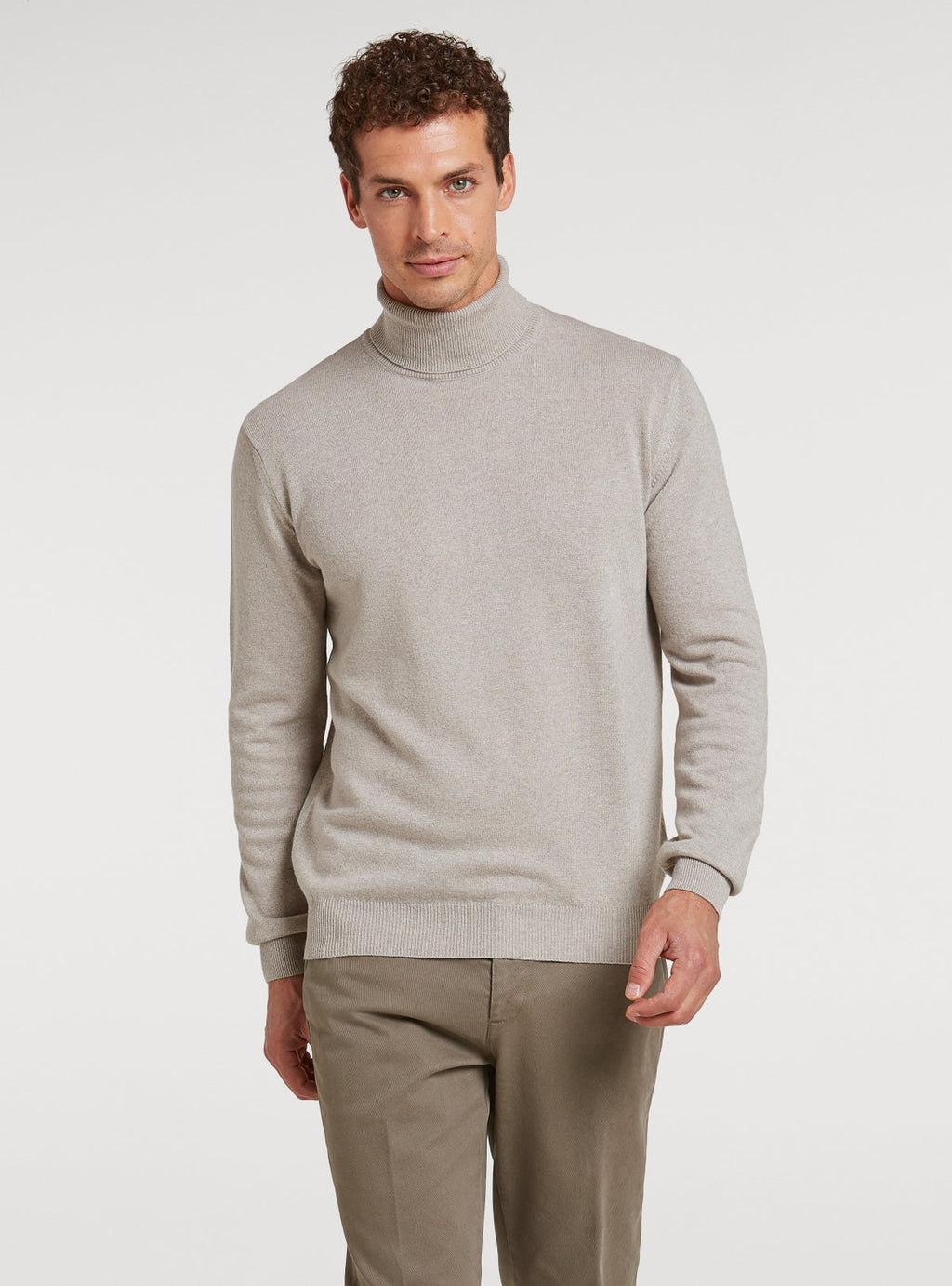Polotröja i ull och cashmere