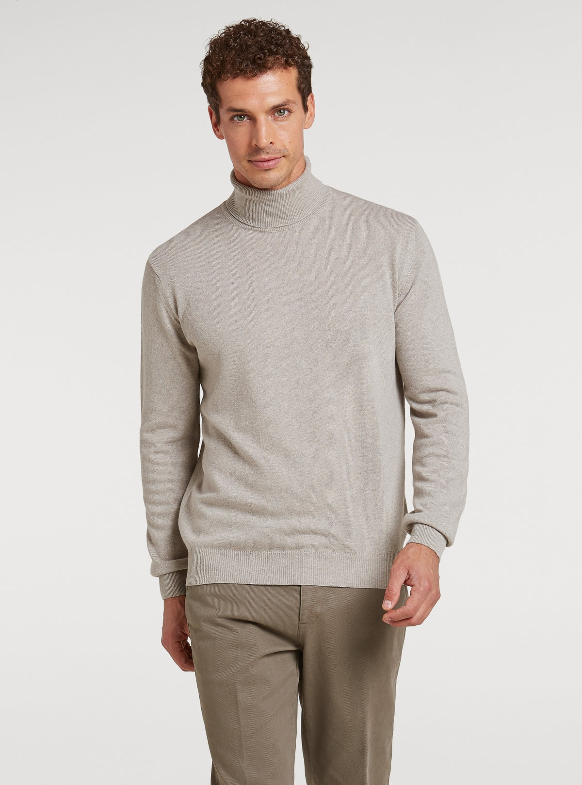Polotröja i ull och cashmere
