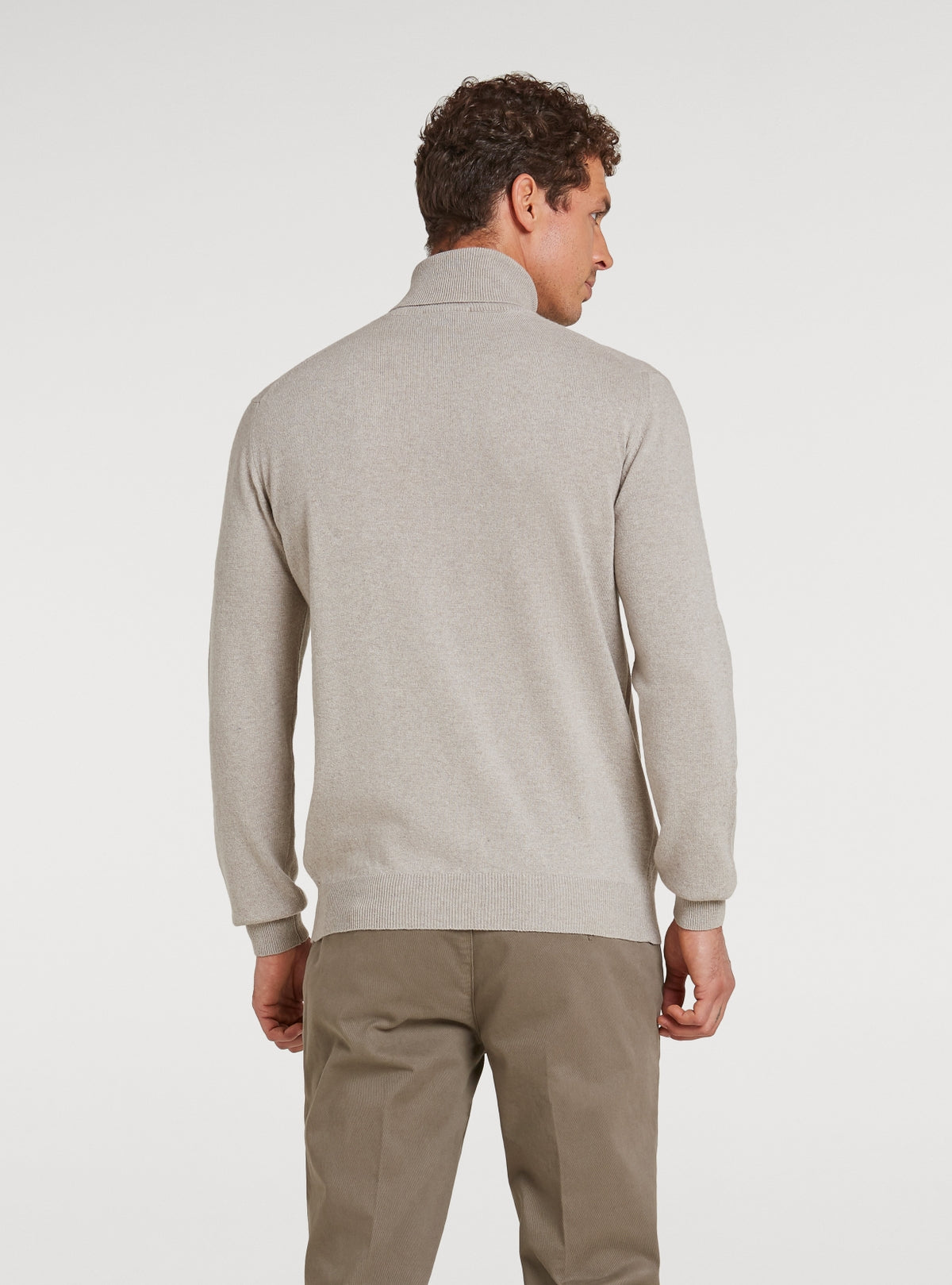 Polotröja i ull och cashmere