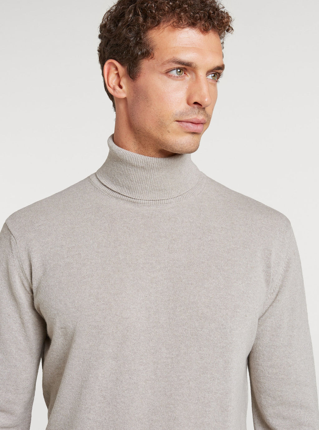 Polotröja i ull och cashmere