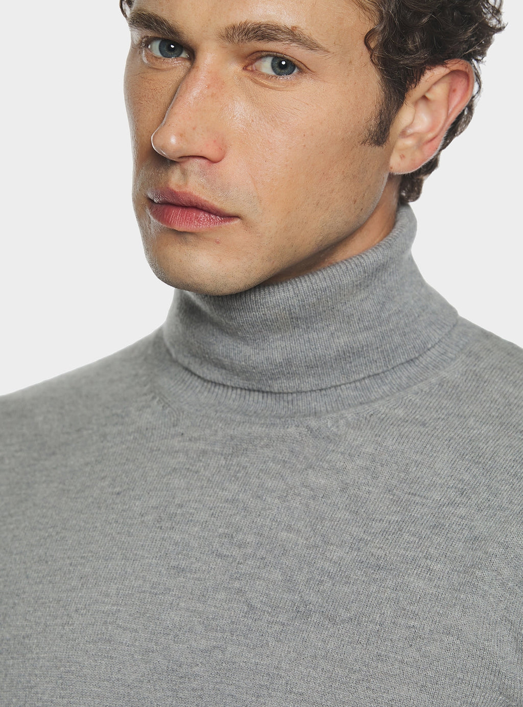 Polotröja i ull och cashmere