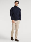 Polotröja i ull och cashmere
