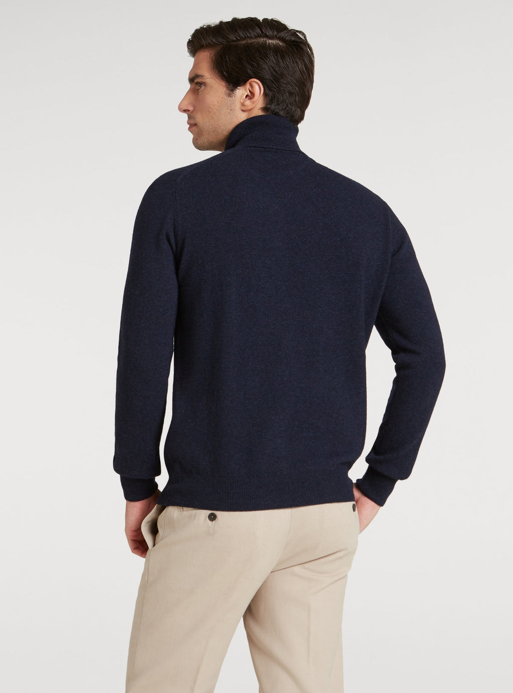 Polotröja i ull och cashmere