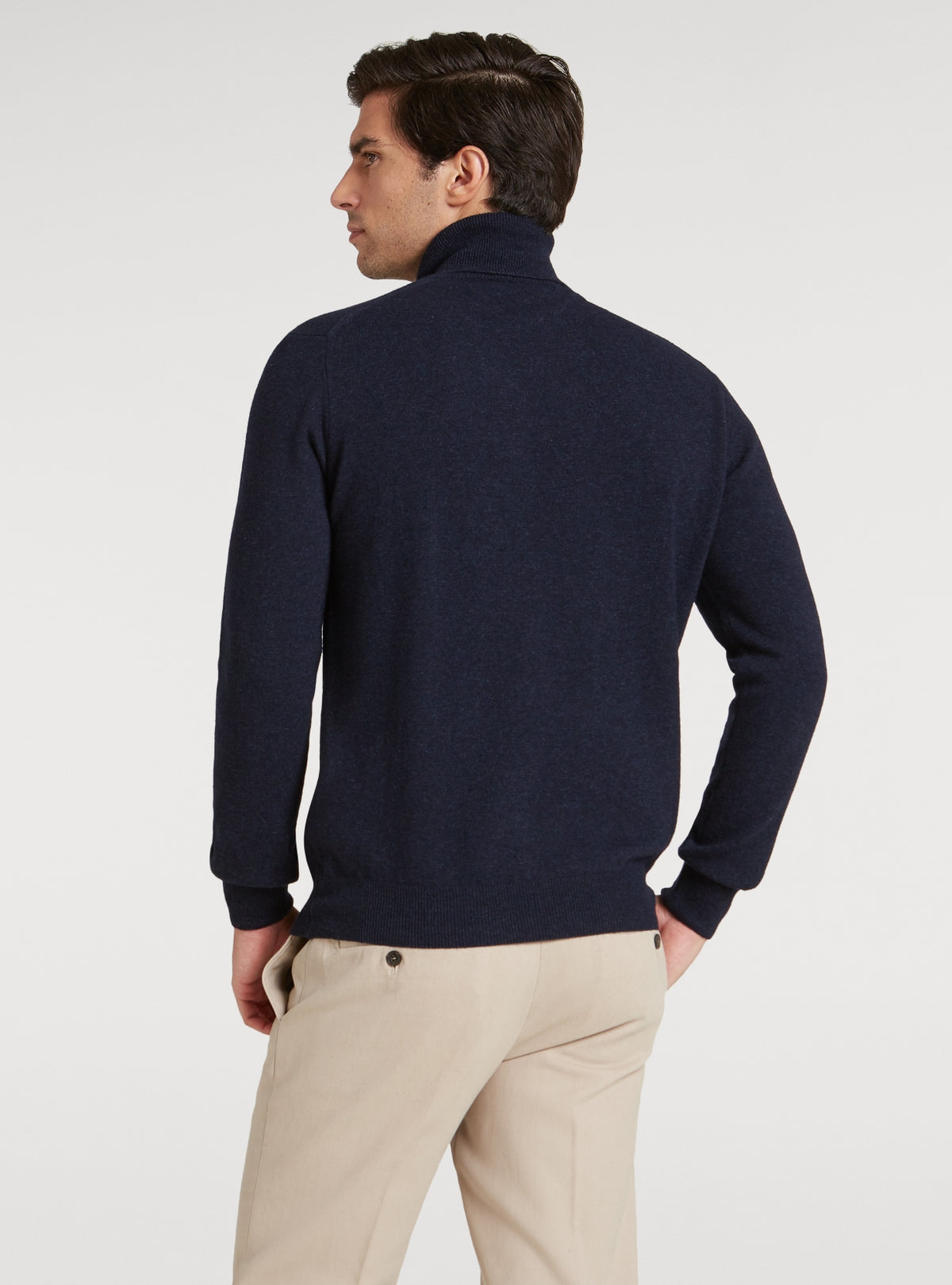 Polotröja i ull och cashmere