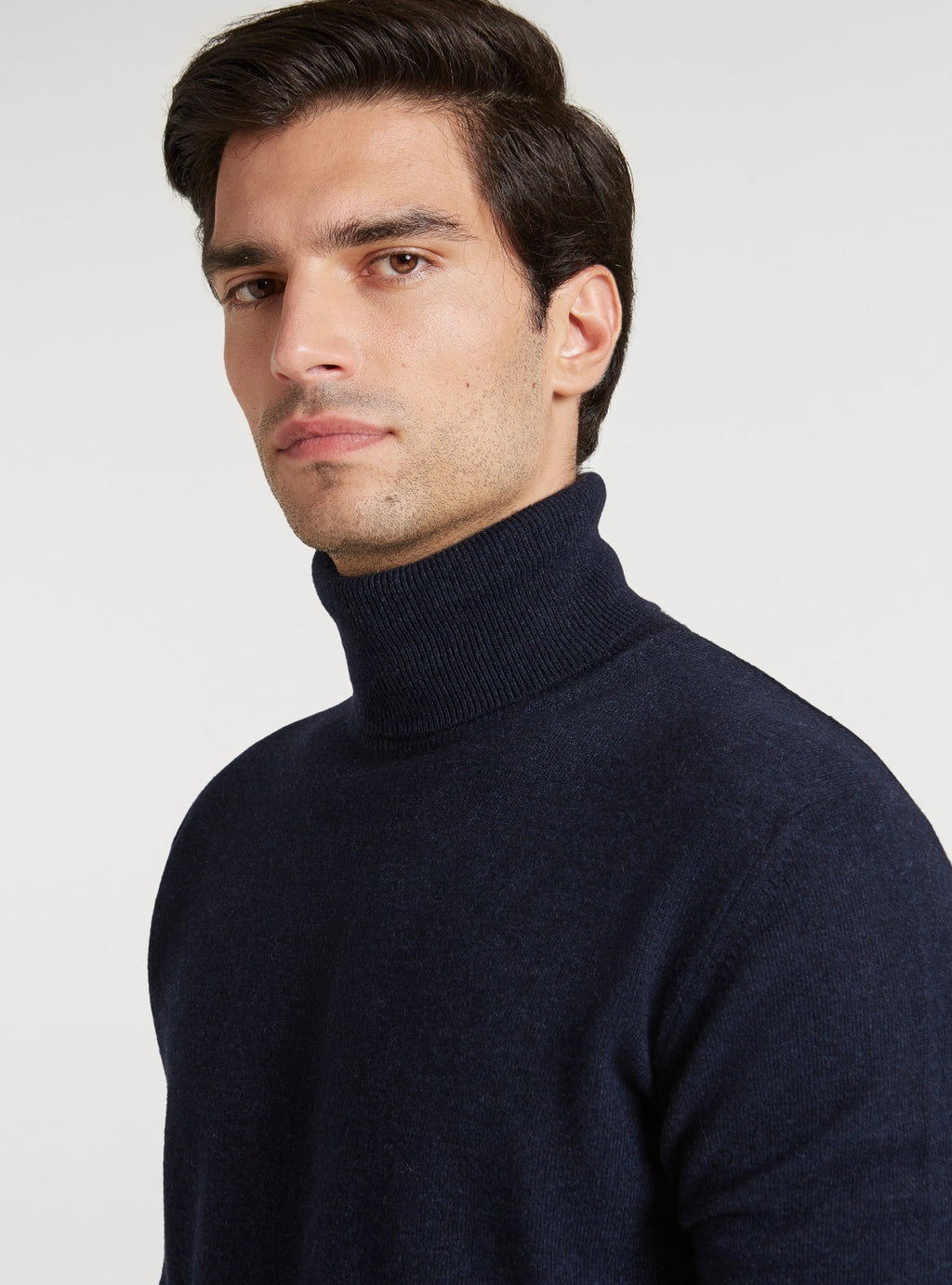 Polotröja i ull och cashmere