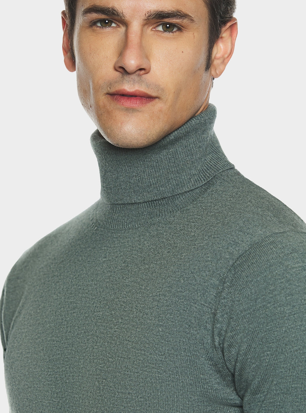 Polotröja i ull och cashmere
