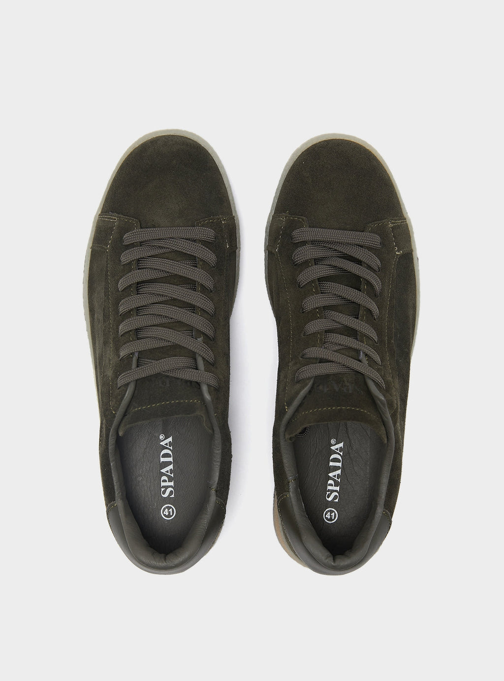 Sneakers in pelle scamosciata-0