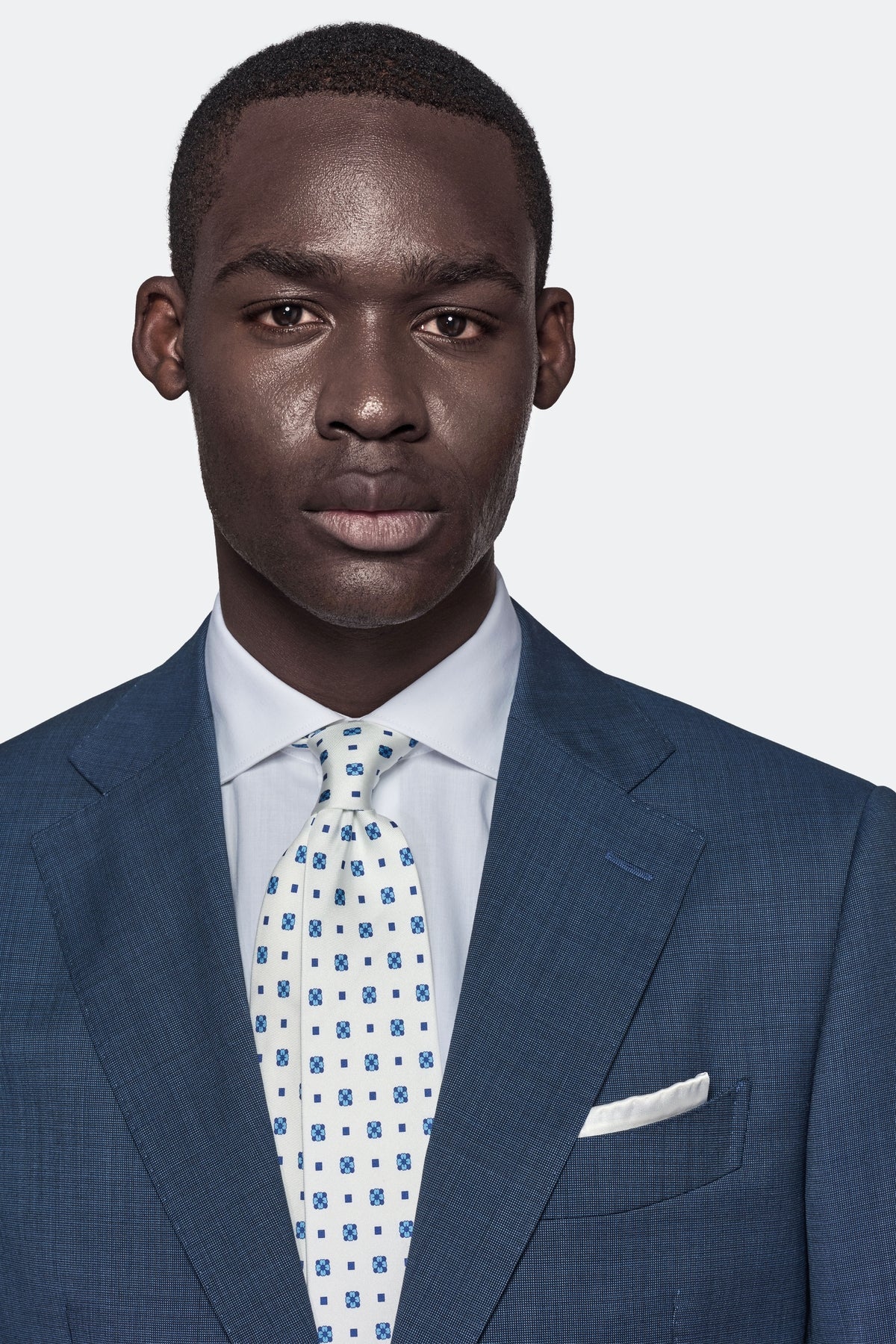 Royal Blue Kostym i 100 % Ull - Regular Fit