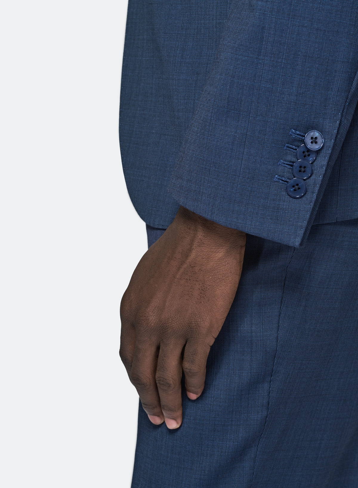 Royal Blue Kostym i 100 % Ull - Regular Fit