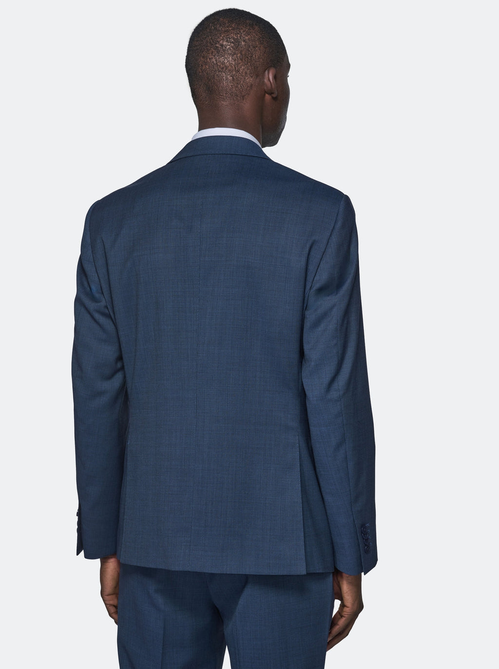 Royal Blue Kostym i 100 % Ull - Regular Fit