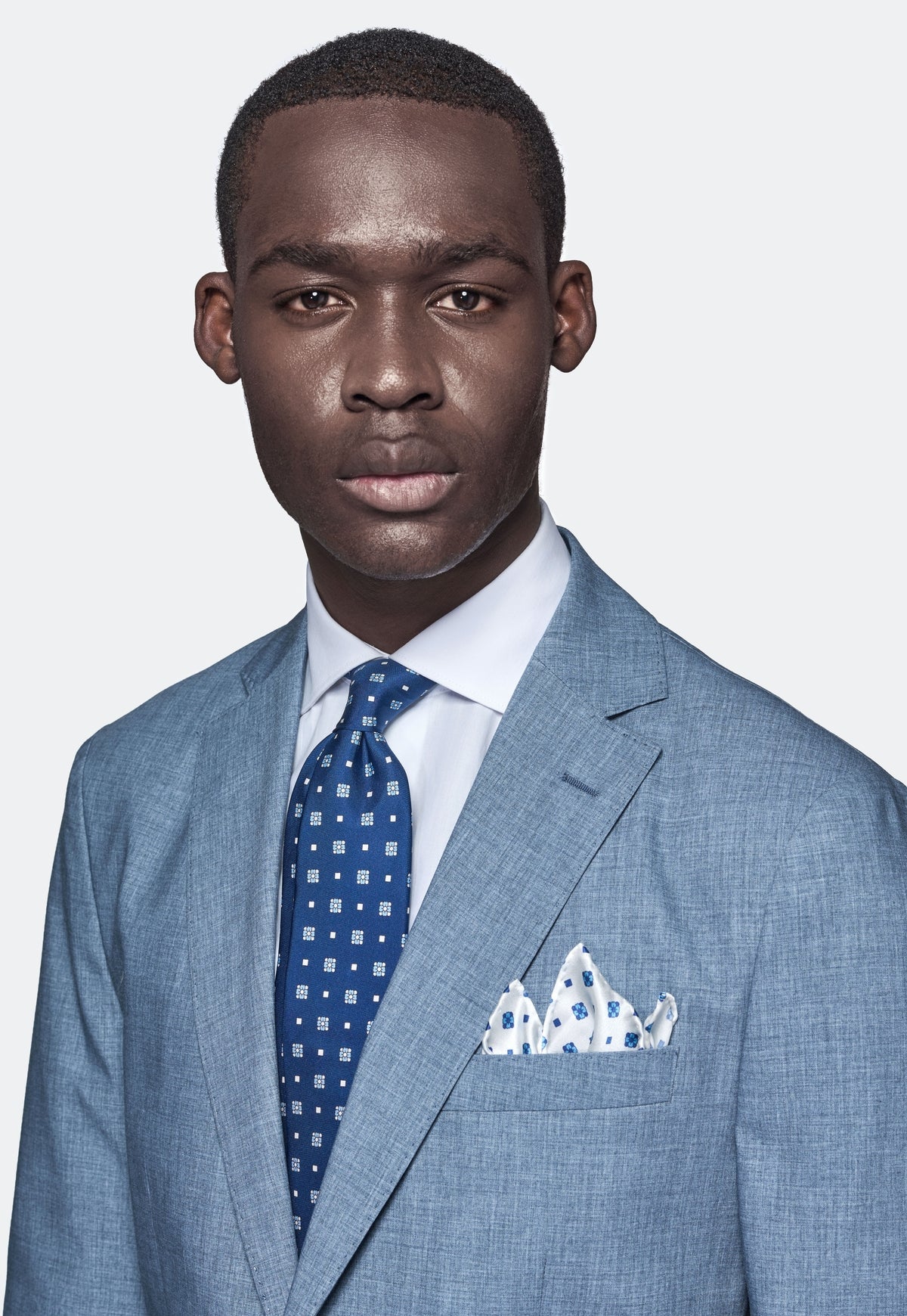 Capri Blue Kostym – Regular Fit