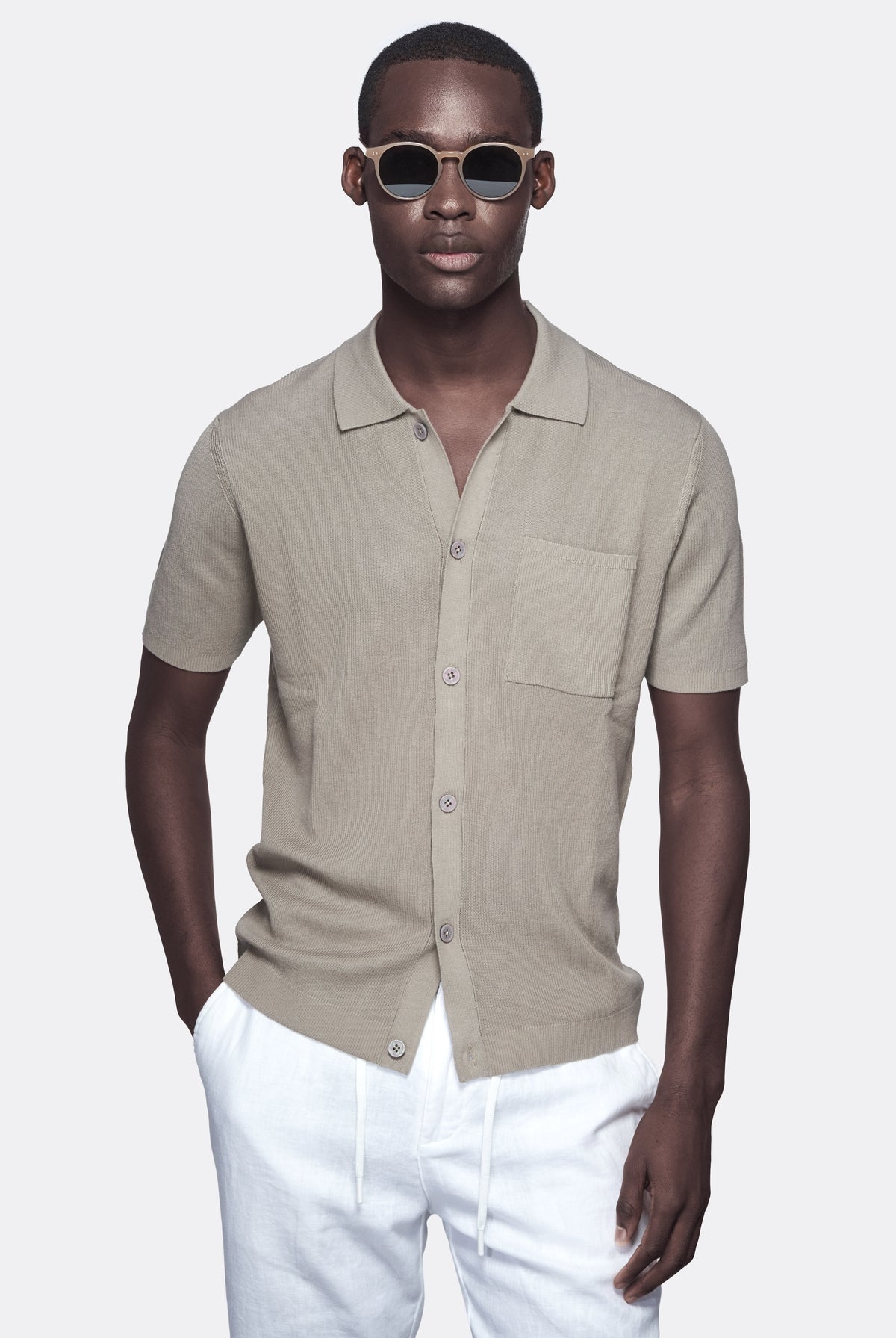 Polo camicia mezza manica 100% cotone-1