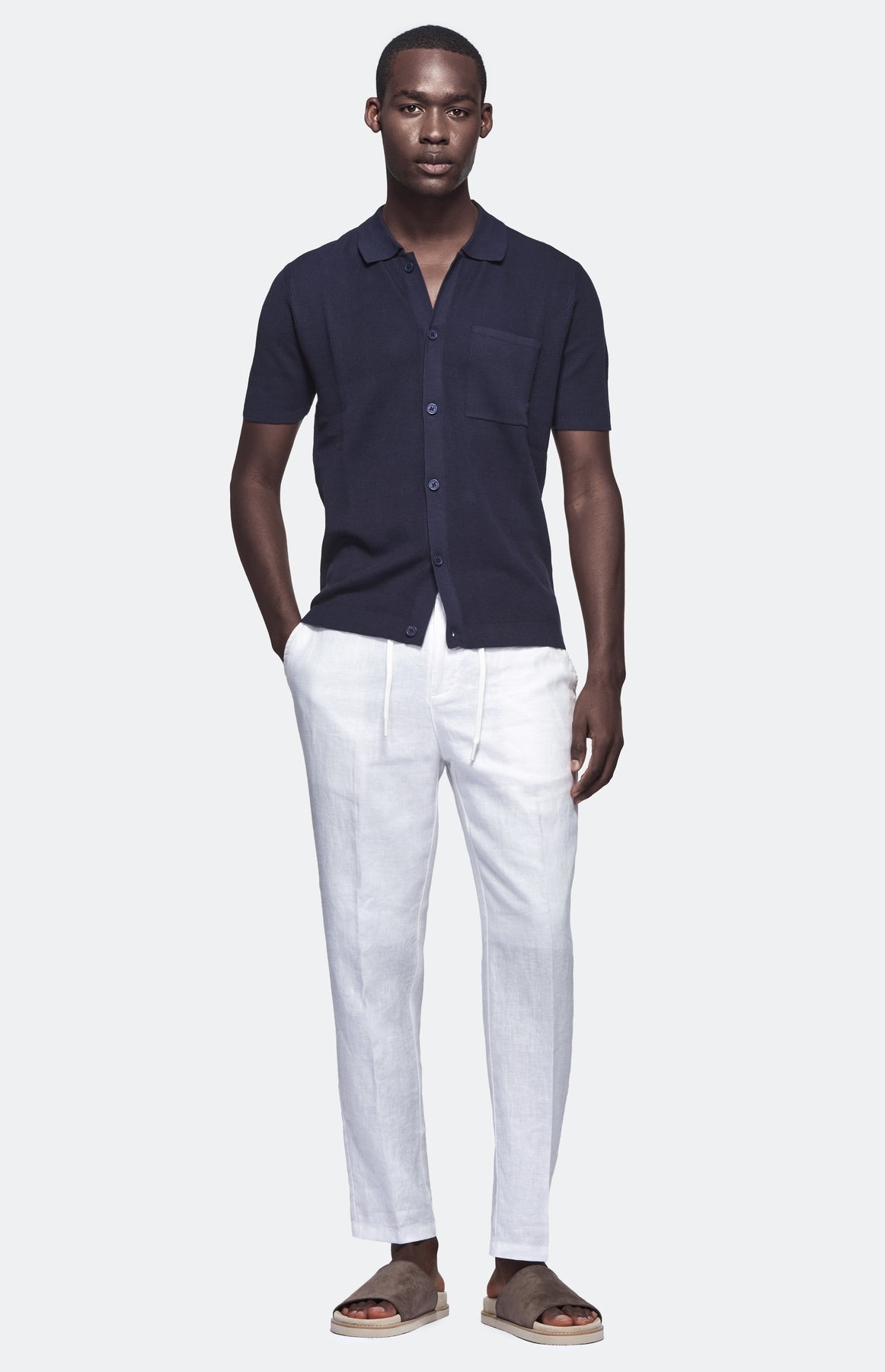 Polo camicia mezza manica 100% cotone-2