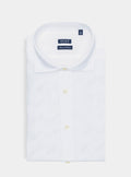 Camicia collo francese in lino e cotone-0