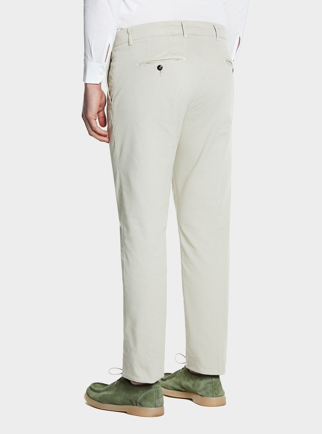 Chinos i gabardin