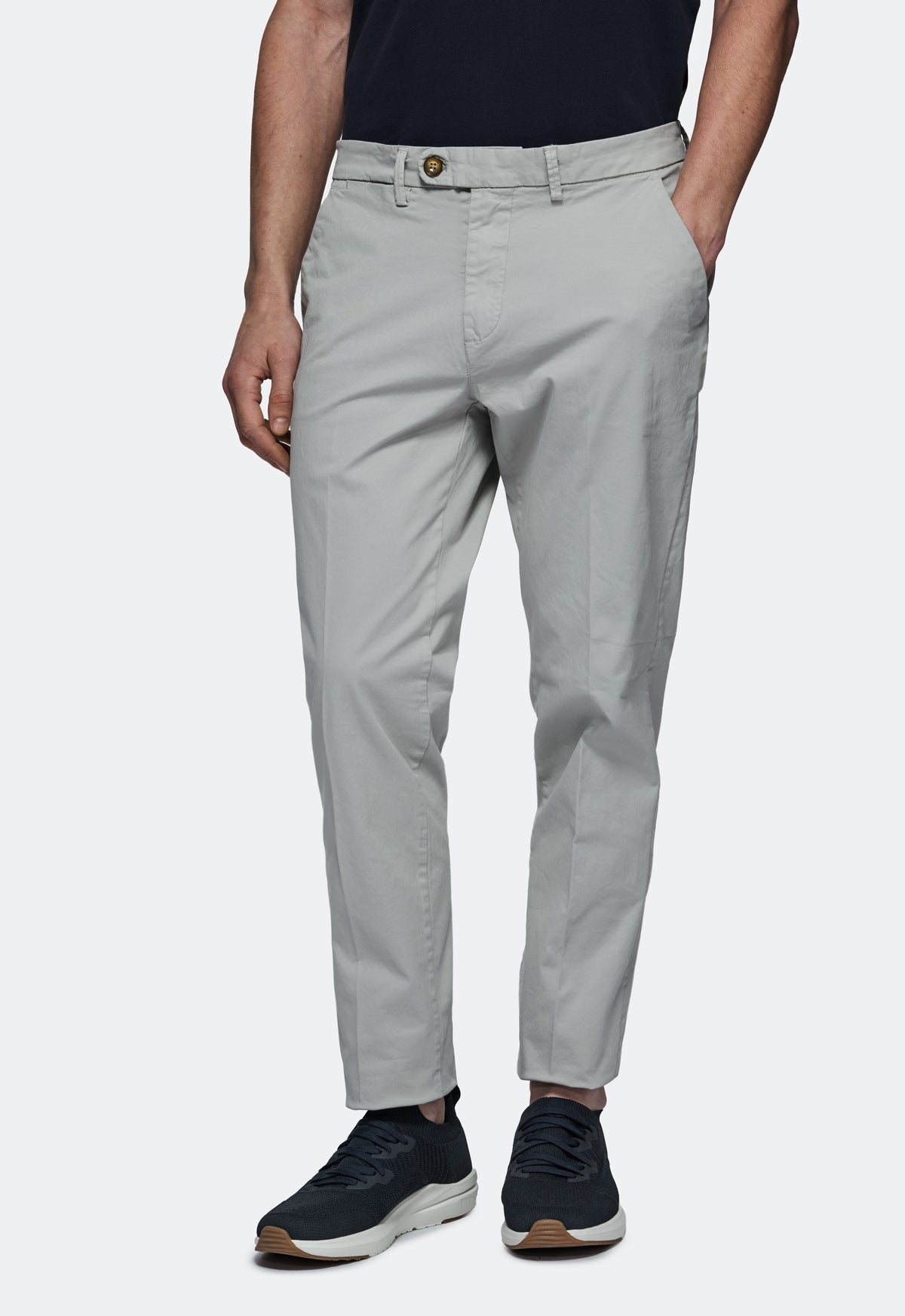 Chinos i gabardin