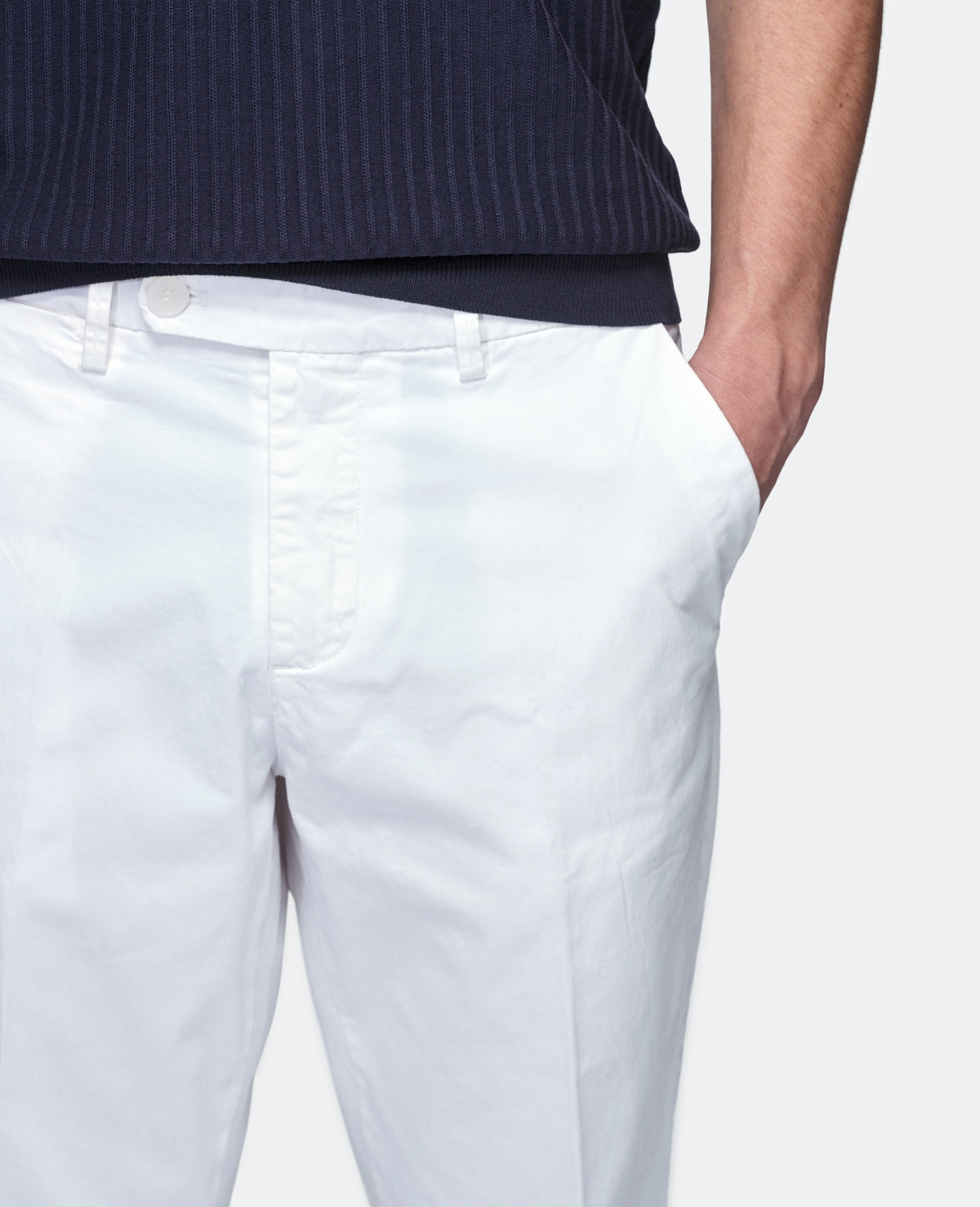 Chinos i gabardin