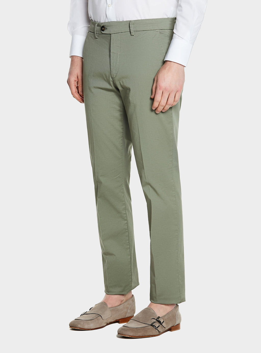 Chinos i gabardin