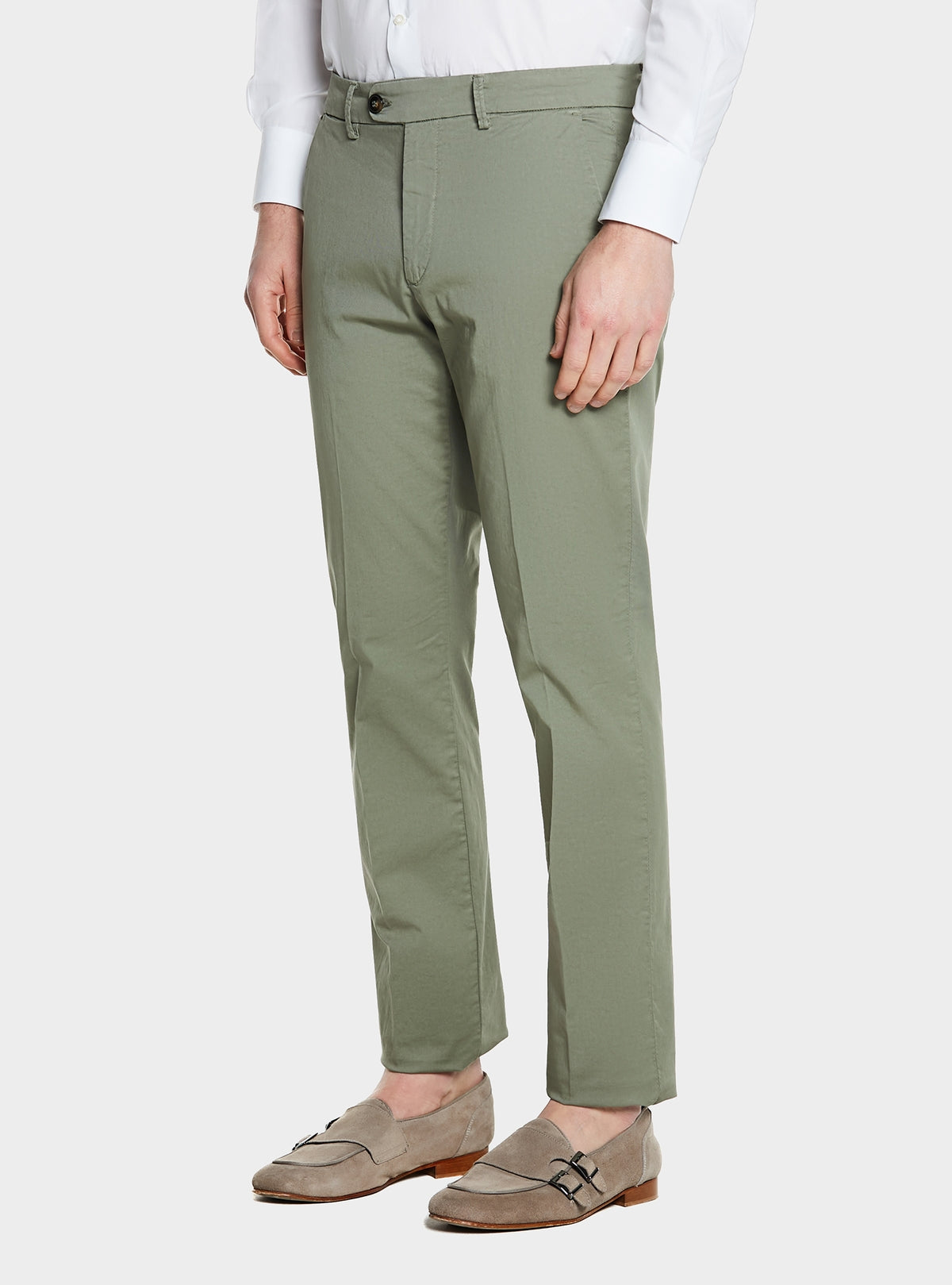 Chinos i gabardin