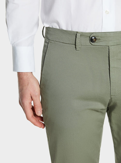 Chinos i gabardin