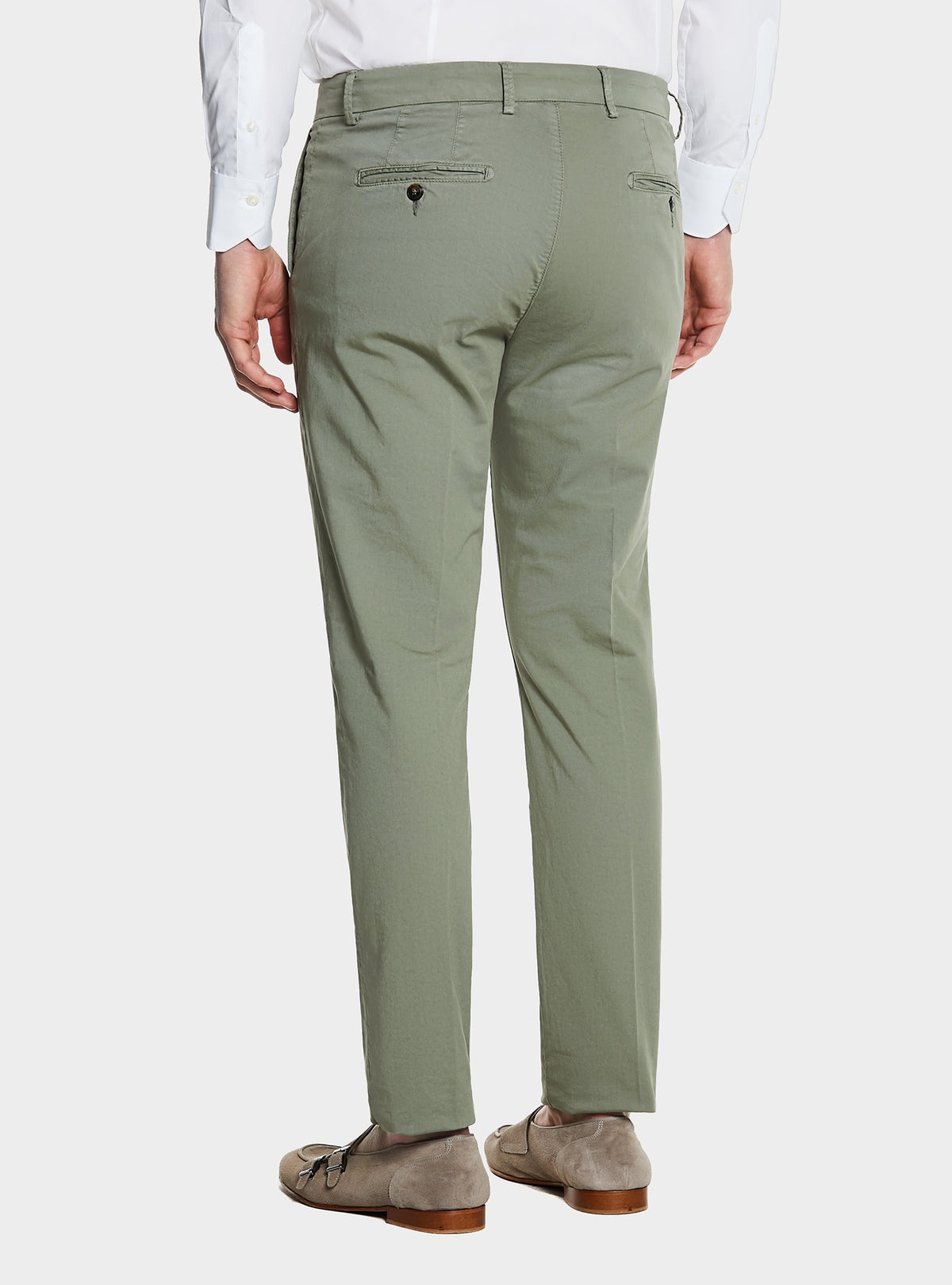 Chinos i gabardin