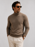 Brun Polotröja – Slim Fit