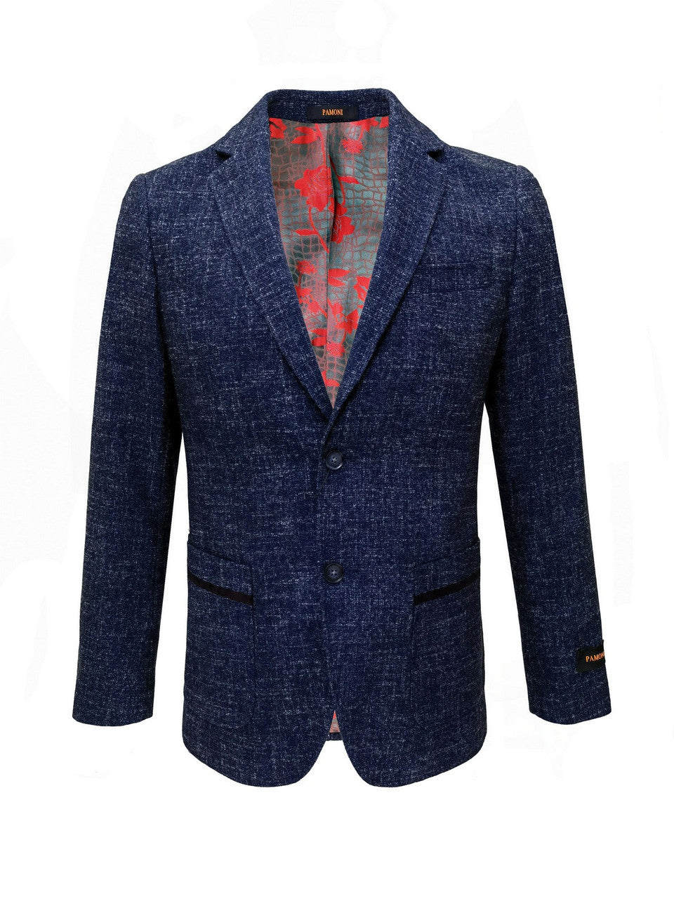 Blå Tweed Blazer
