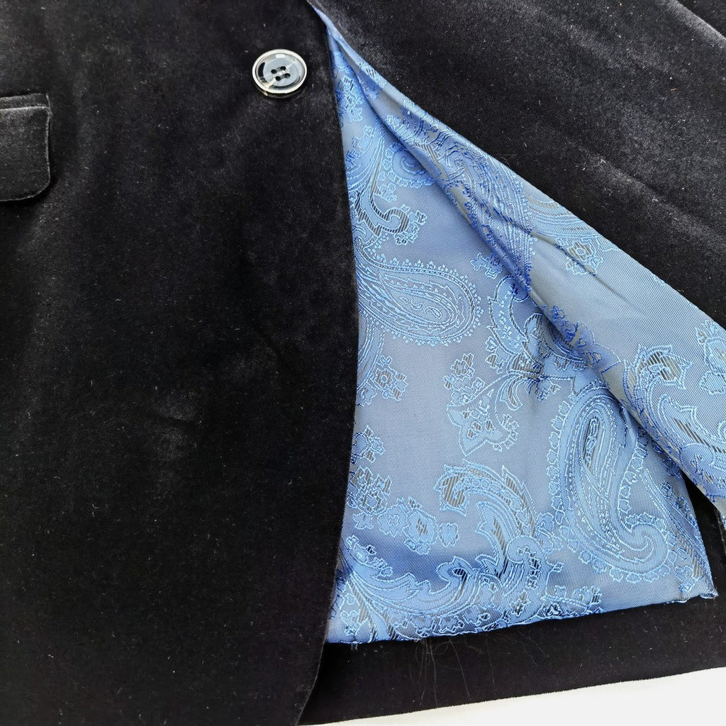 Svart Sammetsblazer
