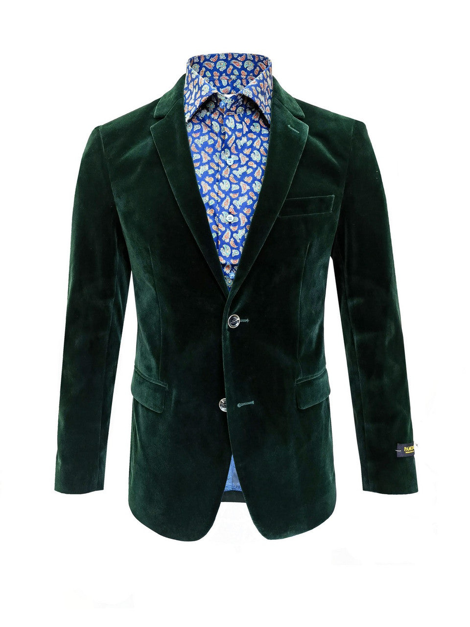 Grön Sammets Blazer