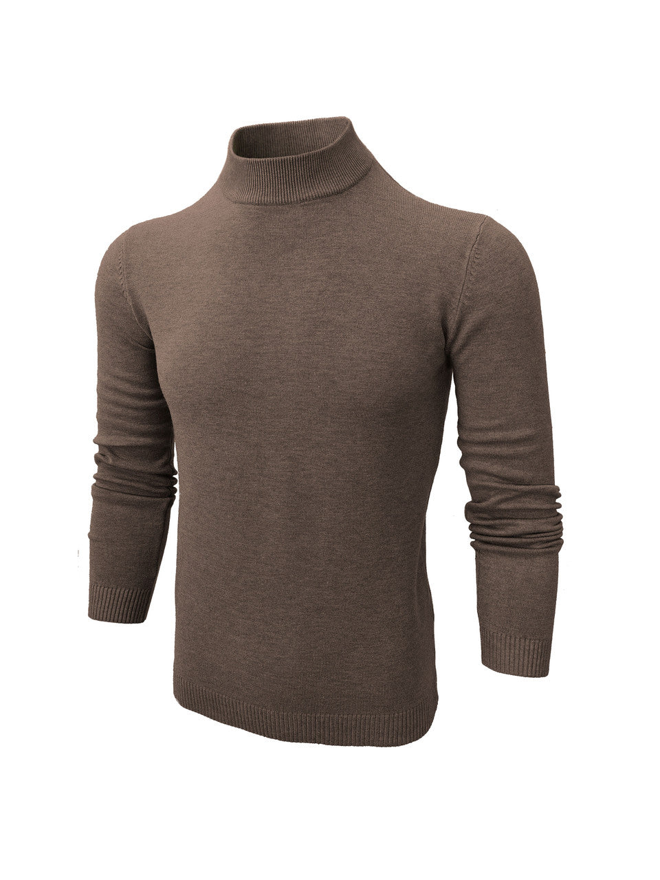 Brun Polotröja – Slim Fit