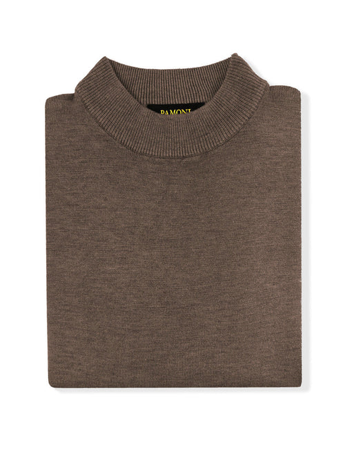 Brun Polotröja – Slim Fit