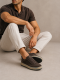 Mockasneakers – Mörkbrun