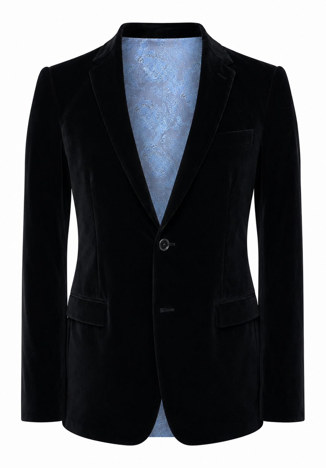 Svart Sammetsblazer